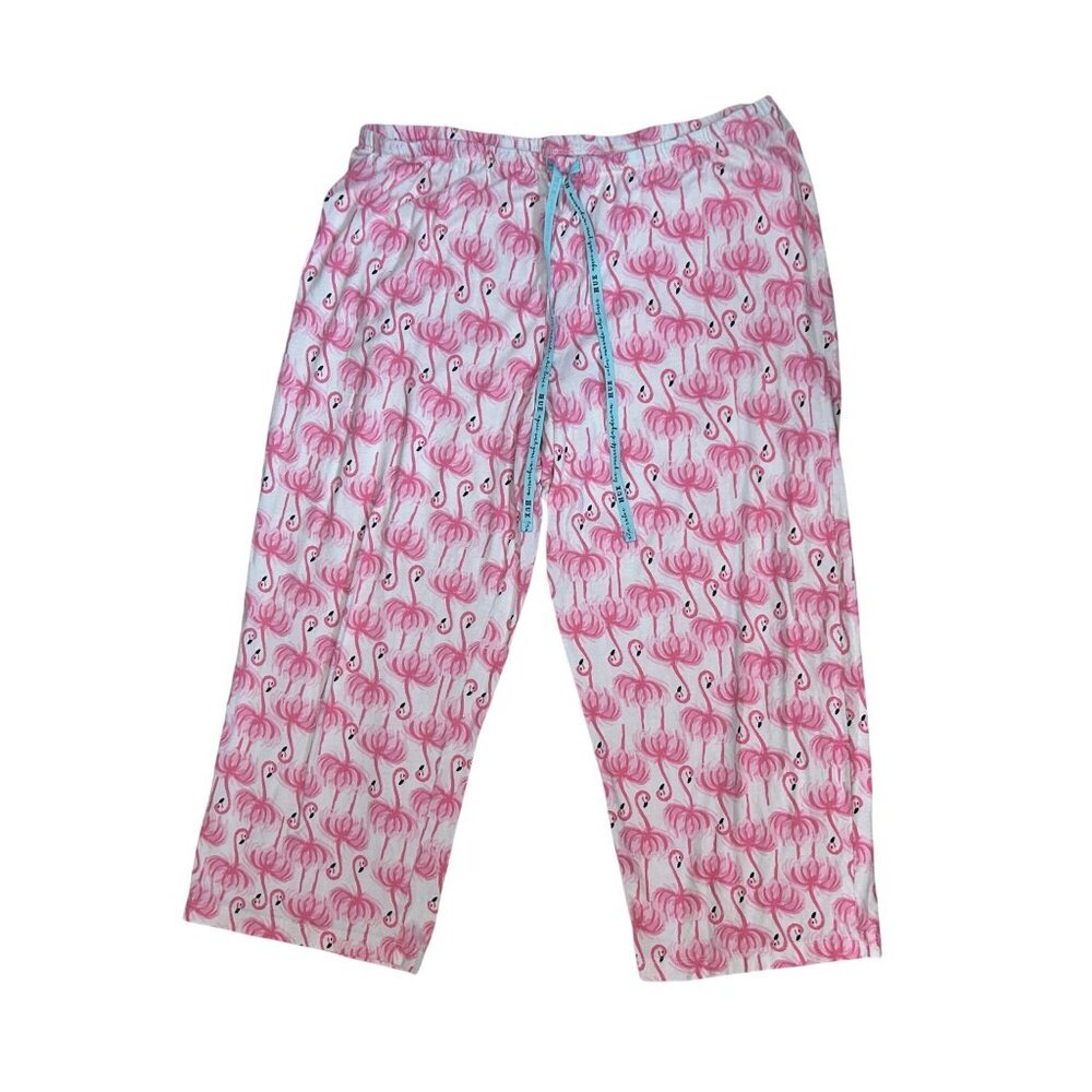 Hue XL Flamingo Print Pajama Pants Womens Lounge Sleepwear 1885